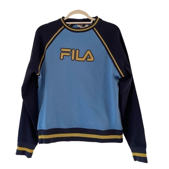 NWT FILA Rafaela Sweatshirt blue size XL - Picture 1 of 9